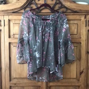 Rock and Roll cowgirl sheer top